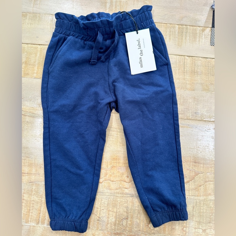 Miles the Label baby girls jogger pant bottoms